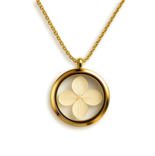 belleANICE – belle Fleur de Paris Halskette im Glas-Medaillon