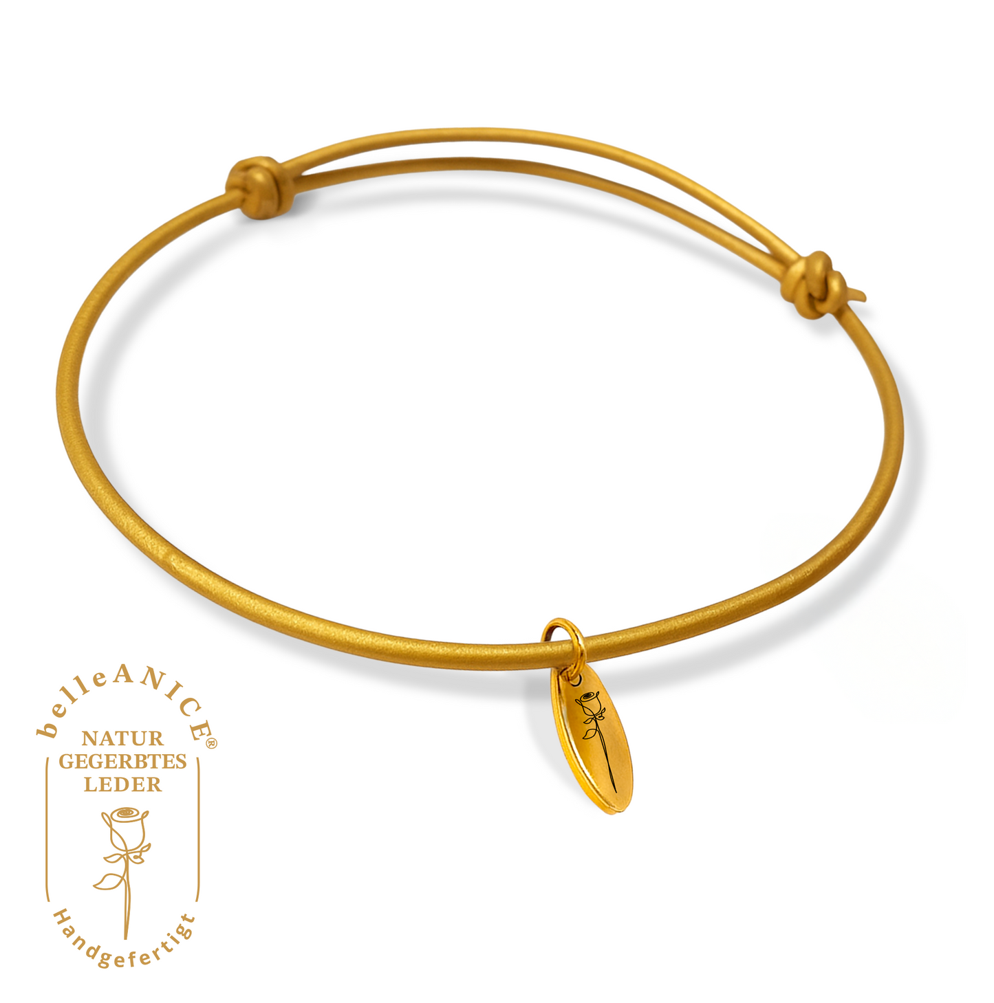 belleANICE® – belle Golden Line Lederarmband